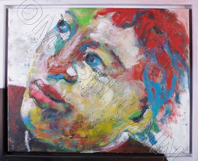 RUDE BOY acrylic on canvas, 40x30cm